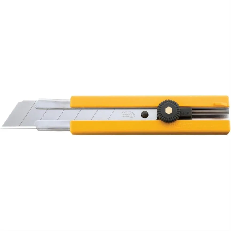 25mm Extra Heavy-Duty Utility Knife With Snap-Off Blade And Anti-Slip Grip For Industrial Construction
25mm Extra Heavy-Duty Utility Knife With Snap-Off Blade And Anti-Slip Grip For Industrial Construction