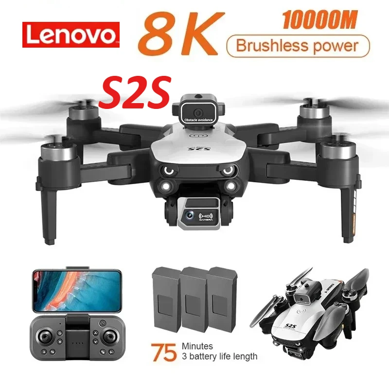Дрон Lenovo S2S 8K GPS с двойной камерой, всенаправленным обходом препятствий, бесщеточный квадрокоптер для аэрофотосъемки, игрушка
Дрон Lenovo S2S 8K GPS с двойной камерой, всенаправленным обходом препятствий, бесщеточный квадрокоптер для аэрофотосъемки, игрушка