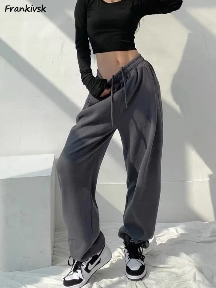 Pants Women Harajuku Temperament Leisure Chic Fashion Full Length Japanese Style Slouchy All-match Streetwear Trousers Autumn
Pants Women Harajuku Temperament Leisure Chic Fashion Full Length Japanese Style Slouchy All-match Streetwear Trousers Autumn