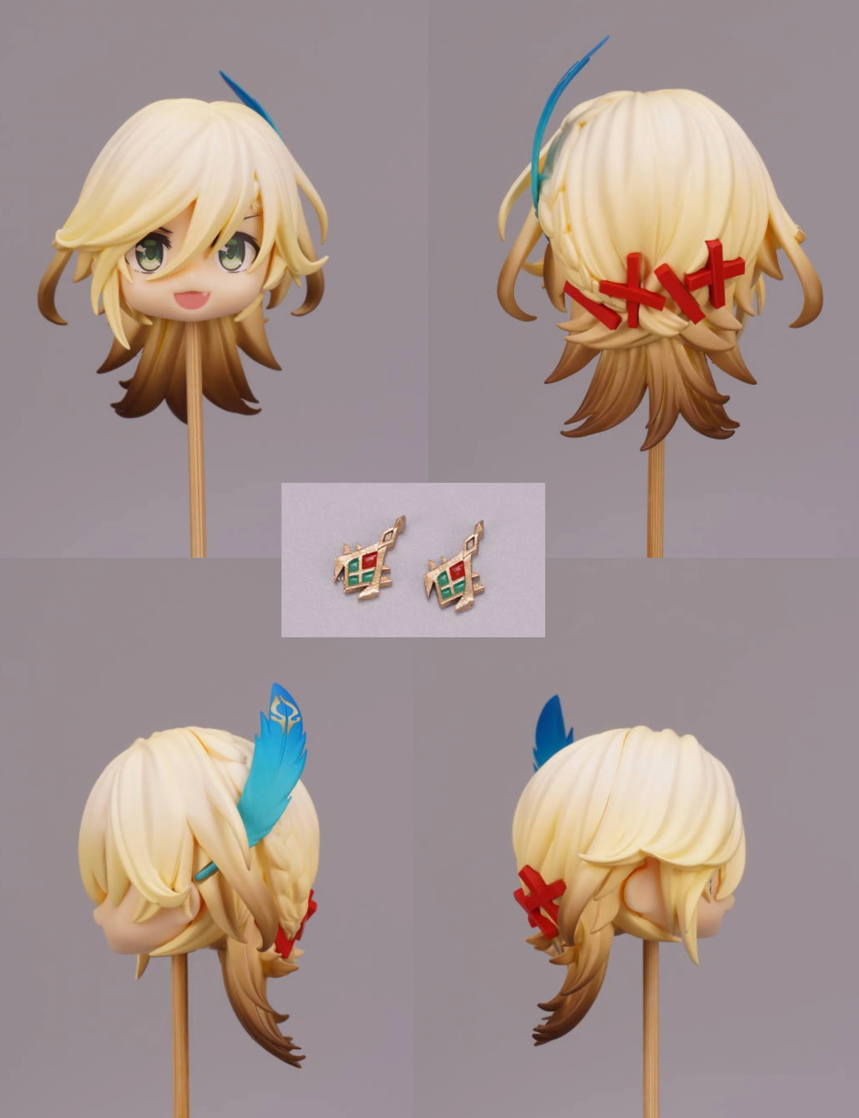 Game Genshin Impact Kaveh Handmade OB11 OB22 Colored Hair Wig Model Head Game Cosplay CuteGift
Game Genshin Impact Kaveh Handmade OB11 OB22 Colored Hair Wig Model Head Game Cosplay CuteGift