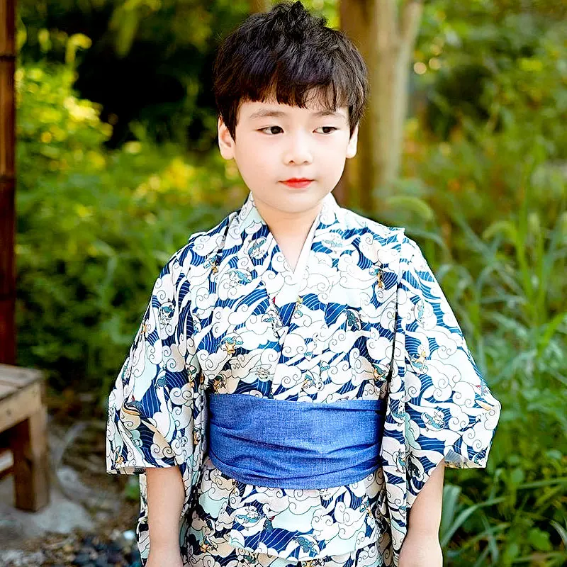 Boys Children's Retro Printed Children's Clothing Japanese Style Children's Kimono Yukata Boys' Traditional Kimono Clothes ZF416
Boys Children's Retro Printed Children's Clothing Japanese Style Children's Kimono Yukata Boys' Traditional Kimono Clothes ZF416