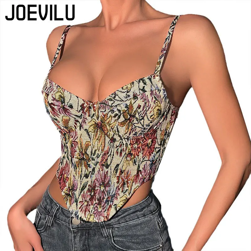 Vintage Floral Corset French Court-inspired Spaghetti Strap Camisole Top Women Off ShoulderCorp Tops Sleeveless Push Up Tank Top
Vintage Floral Corset French Court-inspired Spaghetti Strap Camisole Top Women Off ShoulderCorp Tops Sleeveless Push Up Tank Top