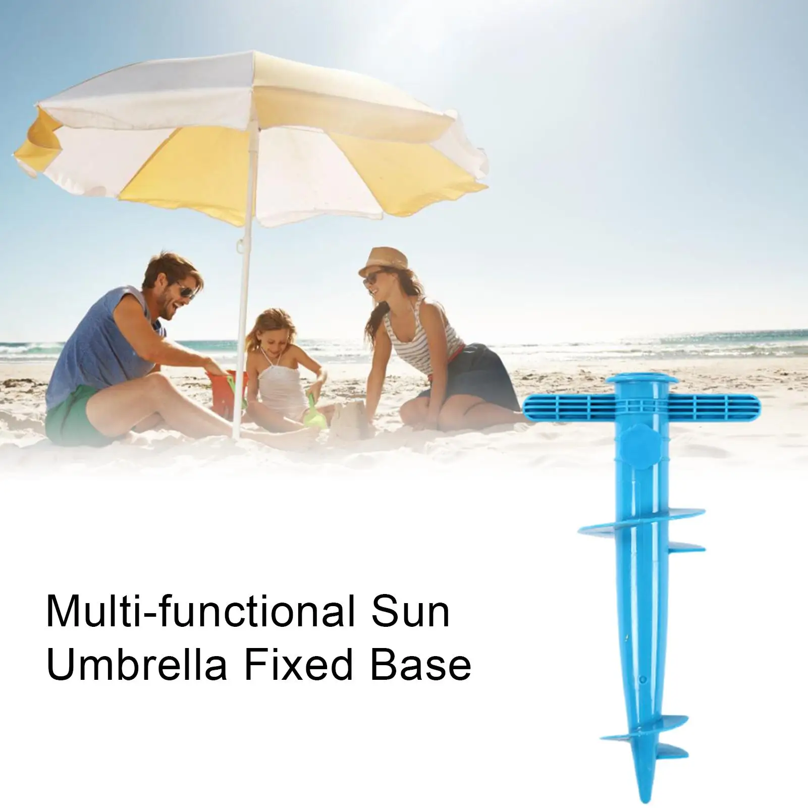 Adjustable Beach Umbrella Sand Anchors Portable Parasol Beach Sunshade Fastener Wind Resistant Safe Umbrella Stand For The Beach
Adjustable Beach Umbrella Sand Anchors Portable Parasol Beach Sunshade Fastener Wind Resistant Safe Umbrella Stand For The Beach