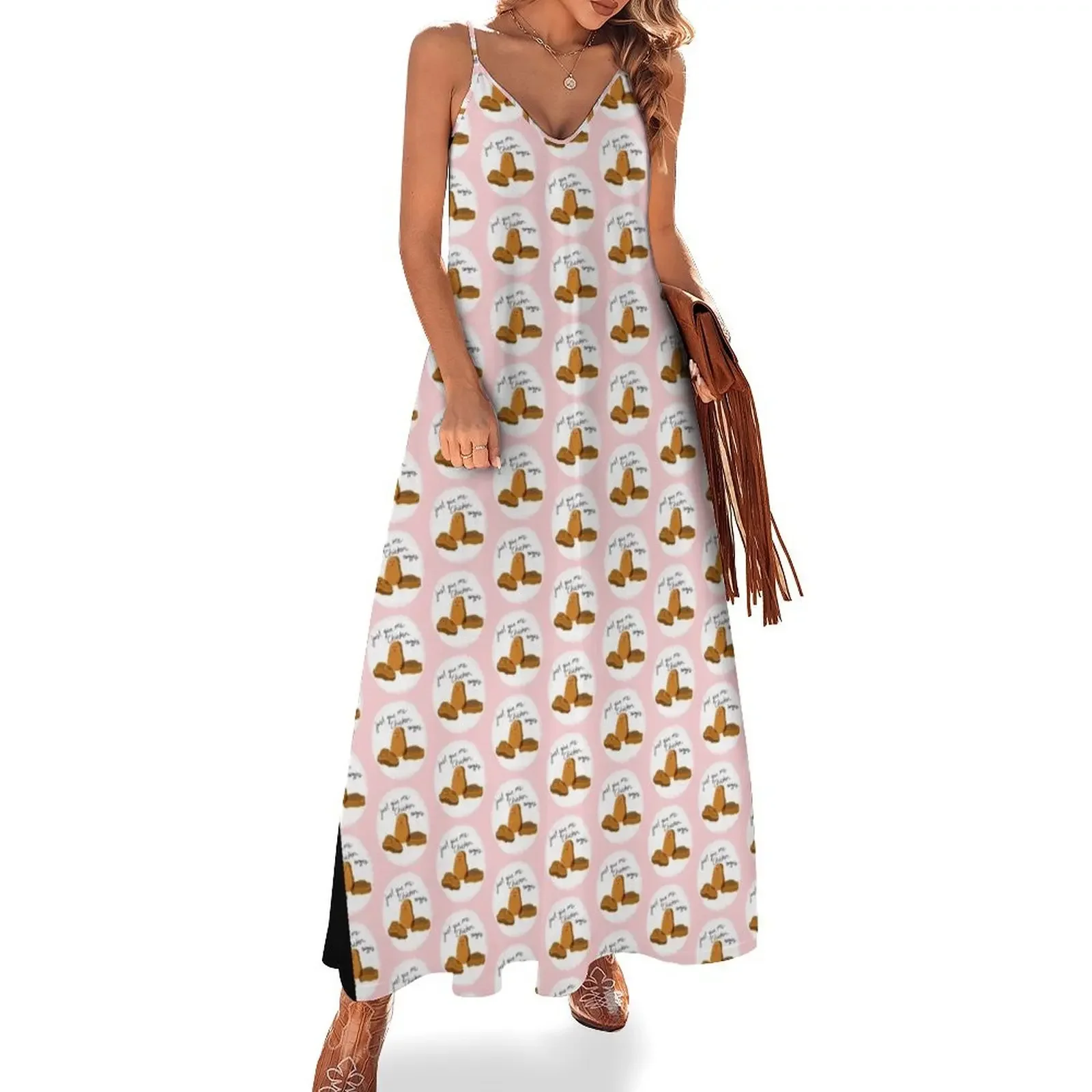 Kawaii chicken nuggets Sleeveless Dress Women's summer skirt Dress women Women's evening dress
Kawaii chicken nuggets Sleeveless Dress Women's summer skirt Dress women Women's evening dress