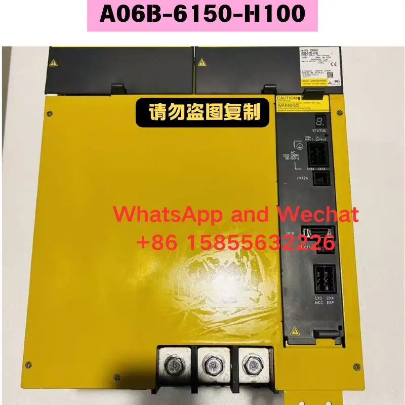 Used OEM disassembled parts Driver A06B-6150-H100 Functional test OK Quick delivery
Used OEM disassembled parts Driver A06B-6150-H100 Functional test OK Quick delivery