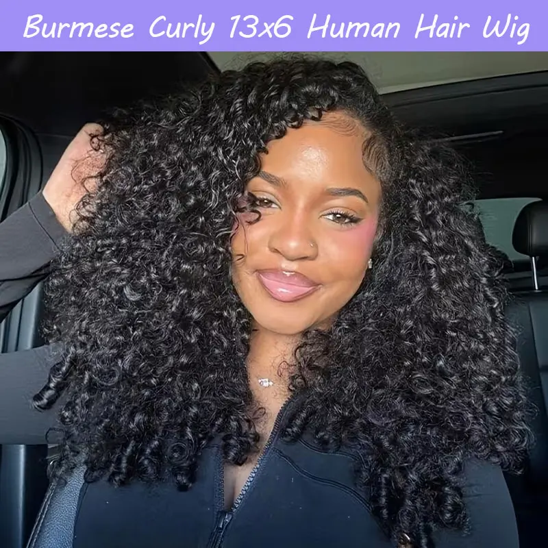 13x4 13x6 Lace Front Burmese Curly Wig 300% Density Pre Plucked Transparent Lace Frontal Human Hair Wigs with Spiral End 40inch
13x4 13x6 Lace Front Burmese Curly Wig 300% Density Pre Plucked Transparent Lace Frontal Human Hair Wigs with Spiral End 40inch