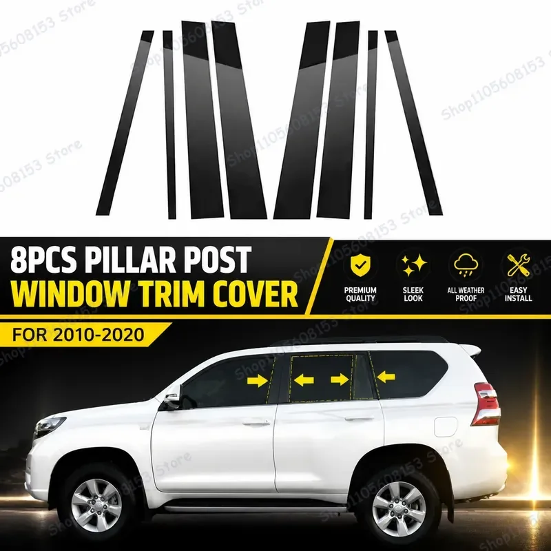 For Lexus GX460 J150 2010–2023 Window Trim Covers for Center Pillar B C Column Film Sticker Interior Exterior Auto
For Lexus GX460 J150 2010–2023 Window Trim Covers for Center Pillar B C Column Film Sticker Interior Exterior Auto