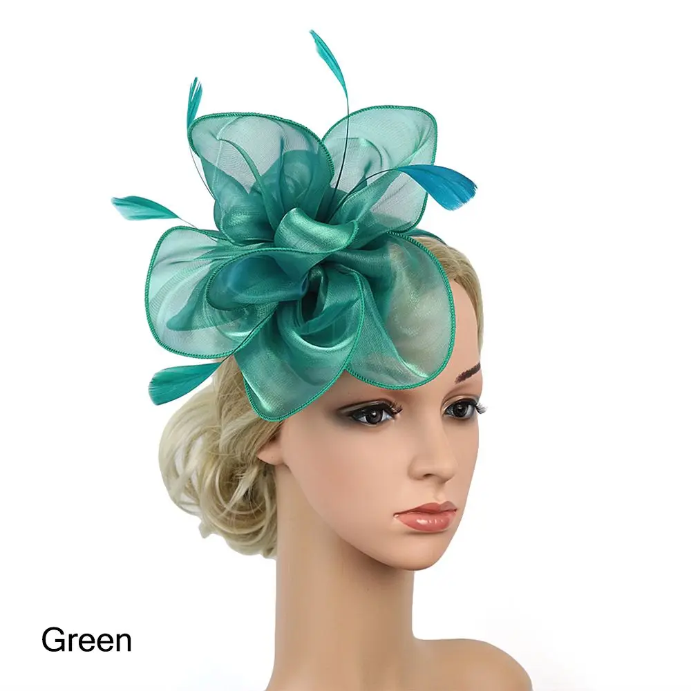 Accessories Wedding Flower Mesh Headband Royal Ascot Race Cocktail Tea Party Feather Flower Headband Headwear Fascinator Hats
Accessories Wedding Flower Mesh Headband Royal Ascot Race Cocktail Tea Party Feather Flower Headband Headwear Fascinator Hats