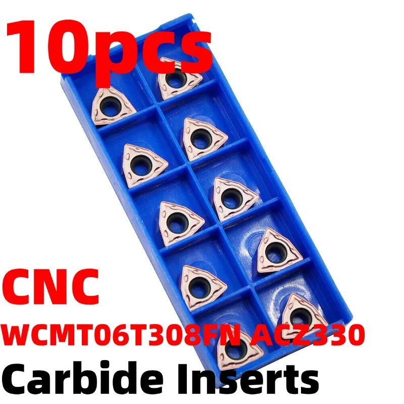 10pcs WCMT06T308FN ACZ330 CNC Carbide Inserts Set Metal Cutting Machine Tools Carbide Blades Tools For Precision Grinding
10pcs WCMT06T308FN ACZ330 CNC Carbide Inserts Set Metal Cutting Machine Tools Carbide Blades Tools For Precision Grinding