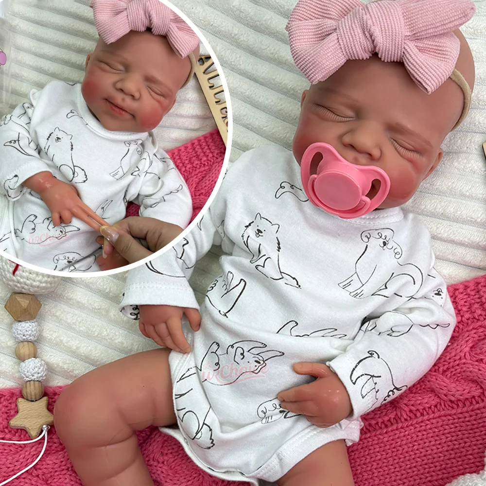 20Inch Ultra Lifelike Silicone Reborn Baby Doll Hand Painted Skin Textures Open Mouth Newborn Girl/Boy For Easter Collectible
20Inch Ultra Lifelike Silicone Reborn Baby Doll Hand Painted Skin Textures Open Mouth Newborn Girl/Boy For Easter Collectible