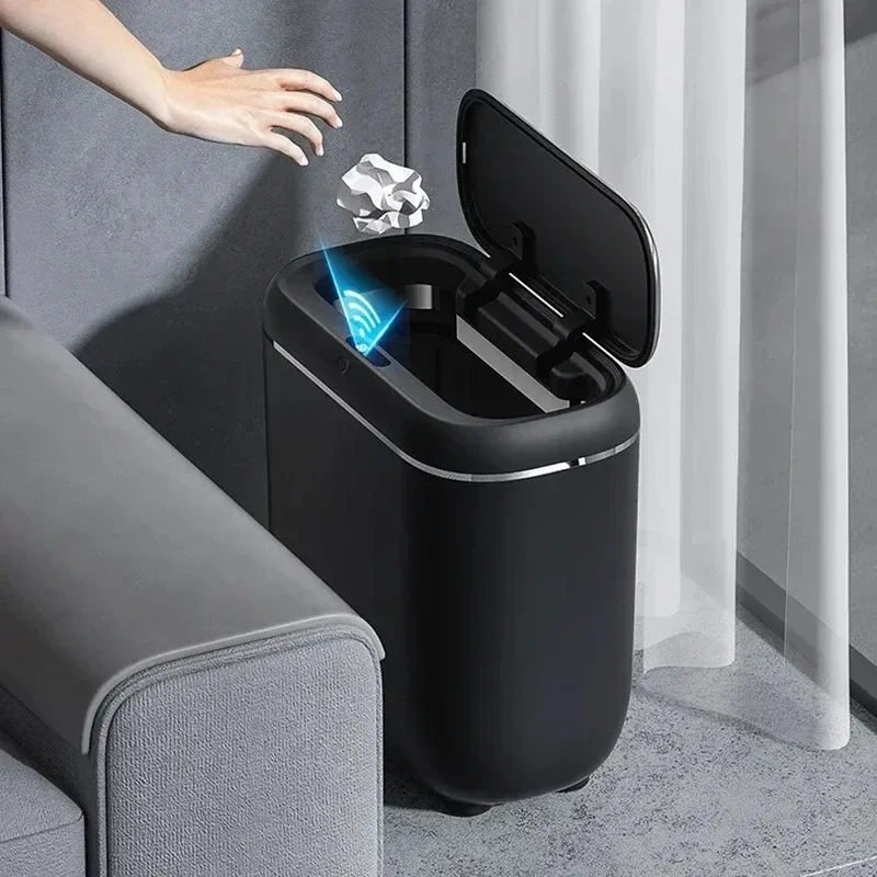 14L Automatic Sensor Trash Can Electric Touchless Smart Bin Kitchen Bathroom Waterproof Bucket Garbage with Lid Home Wastebasket
14L Automatic Sensor Trash Can Electric Touchless Smart Bin Kitchen Bathroom Waterproof Bucket Garbage with Lid Home Wastebasket