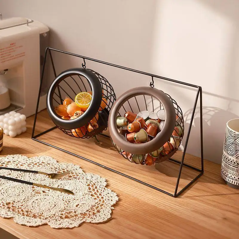 Cute Iron Fruit Basket Hanging Storage Rack Creative Living Room Snack Organizer Desktop
Cute Iron Fruit Basket Hanging Storage Rack Creative Living Room Snack Organizer Desktop