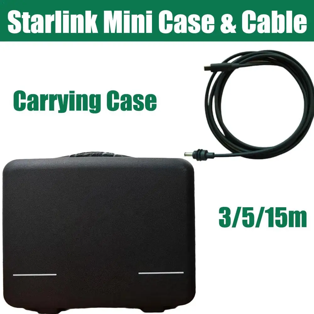 Для Starlink Mini Dish Kit Жесткий чехол с кабелем питания Зарядный кабель USB C к кабелю питания постоянного тока Space X Аксессуары
Для Starlink Mini Dish Kit Жесткий чехол с кабелем питания Зарядный кабель USB C к кабелю питания постоянного тока Space X Аксессуары
