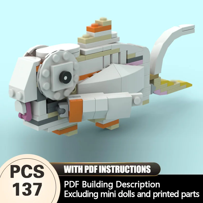 Creators Animal Series Model MOC Building Bricks Giant Trevally Fish Modular Technology Gifts Holiday Assemble Children Toy Suit
Creators Animal Series Model MOC Building Bricks Giant Trevally Fish Modular Technology Gifts Holiday Assemble Children Toy Suit