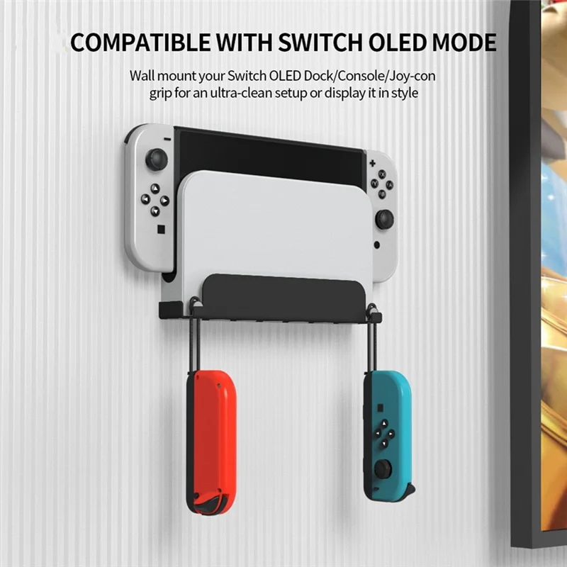 Dependable-Game Console Wall Mounted Holder Bracket For Switch/Switch OLED Host Handle Hanger Wall Mount Storage Rack
Dependable-Game Console Wall Mounted Holder Bracket For Switch/Switch OLED Host Handle Hanger Wall Mount Storage Rack