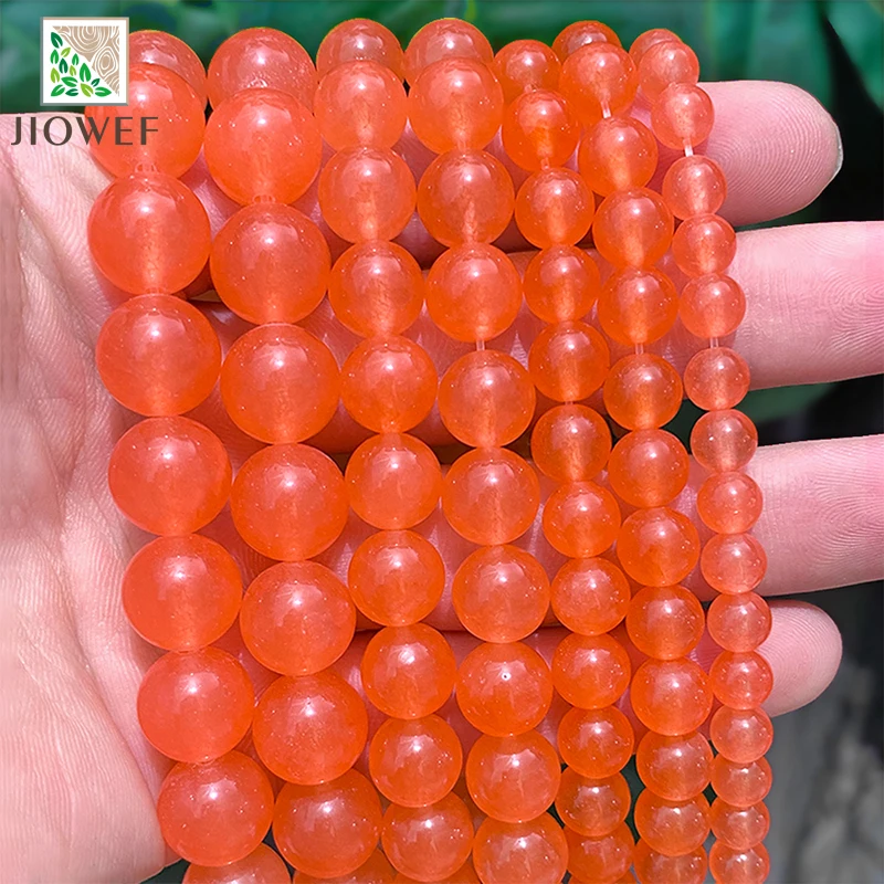 Natural Stone Smooth Orange Red Chalcedony Round Beads for Jewelry Making DIY Handmade Charms Bracelet 15" Inch 4/6/8/10/12/14mm
Natural Stone Smooth Orange Red Chalcedony Round Beads for Jewelry Making DIY Handmade Charms Bracelet 15" Inch 4/6/8/10/12/14mm