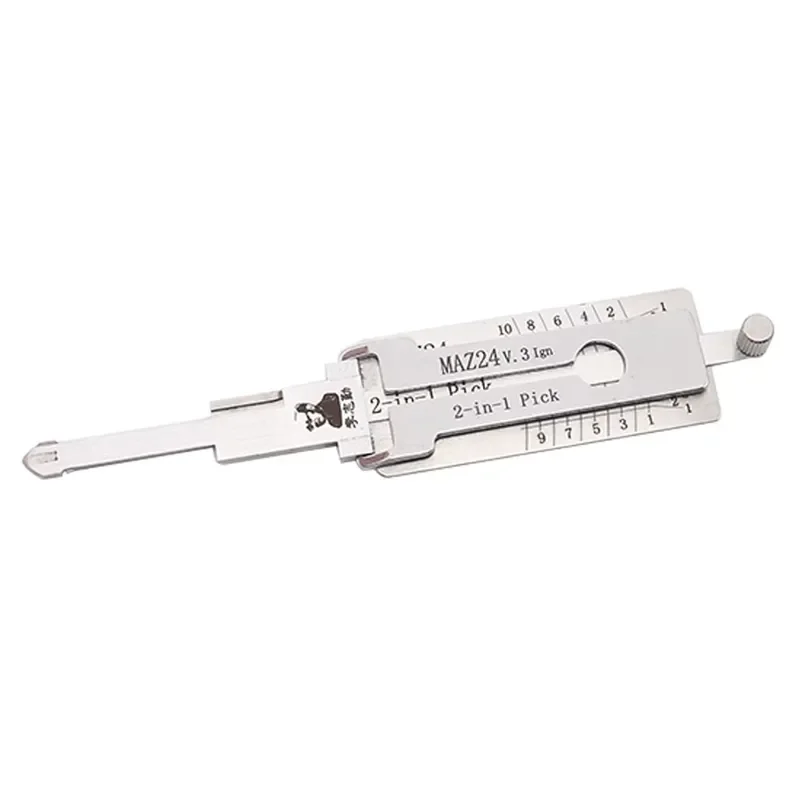 Lishi 2in1 Steel Tool Maz24 Ignition Lock Quick Opening Locksmith Supplies
Lishi 2in1 Steel Tool Maz24 Ignition Lock Quick Opening Locksmith Supplies