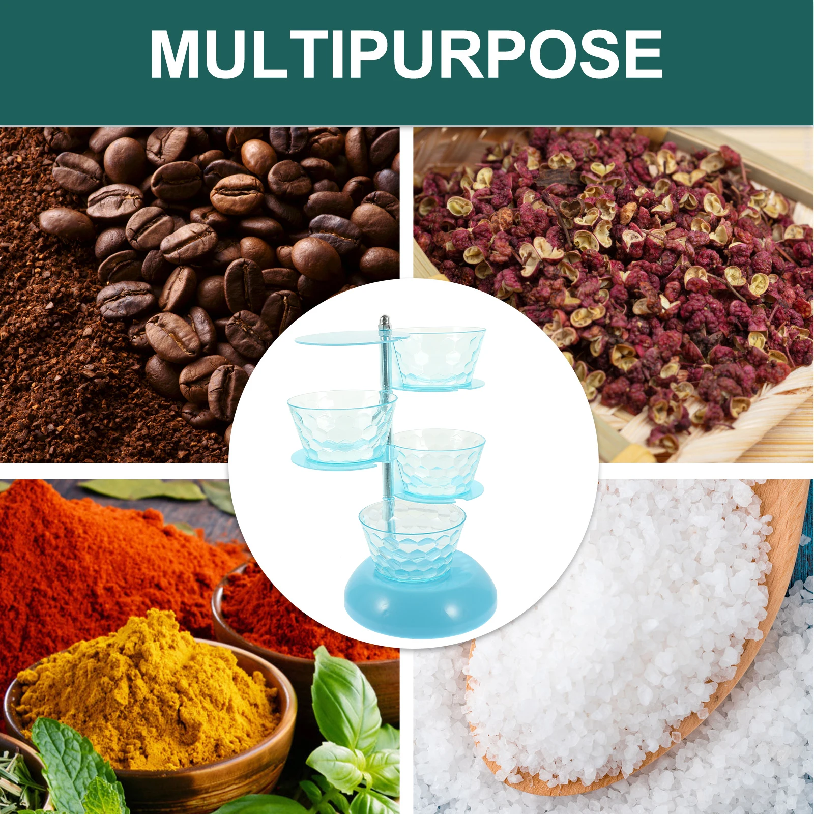 Seasoning Box Spice Rack for Countertop Rotating Racks Tiered Rotatable Holder Multifunctional Kitchen Organizer Bottle
Seasoning Box Spice Rack for Countertop Rotating Racks Tiered Rotatable Holder Multifunctional Kitchen Organizer Bottle