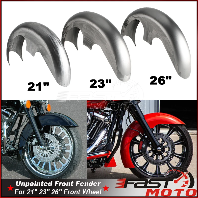 Unpainted Steel Front Mud Fender Anti-Collision Protection Mudguard For Harley FLHR FLTR FLHX FLHXS FLHT FLHTK FLHTKL 1996-2023
Unpainted Steel Front Mud Fender Anti-Collision Protection Mudguard For Harley FLHR FLTR FLHX FLHXS FLHT FLHTK FLHTKL 1996-2023