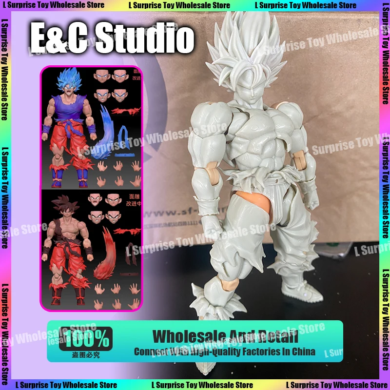 E&C Studio Dragon Ball Z SHF Super Saiyan Son Goku Blue Battle Damage 3.0 Body Anime Action Figure Figurine Model Toys Gifts
E&C Studio Dragon Ball Z SHF Super Saiyan Son Goku Blue Battle Damage 3.0 Body Anime Action Figure Figurine Model Toys Gifts