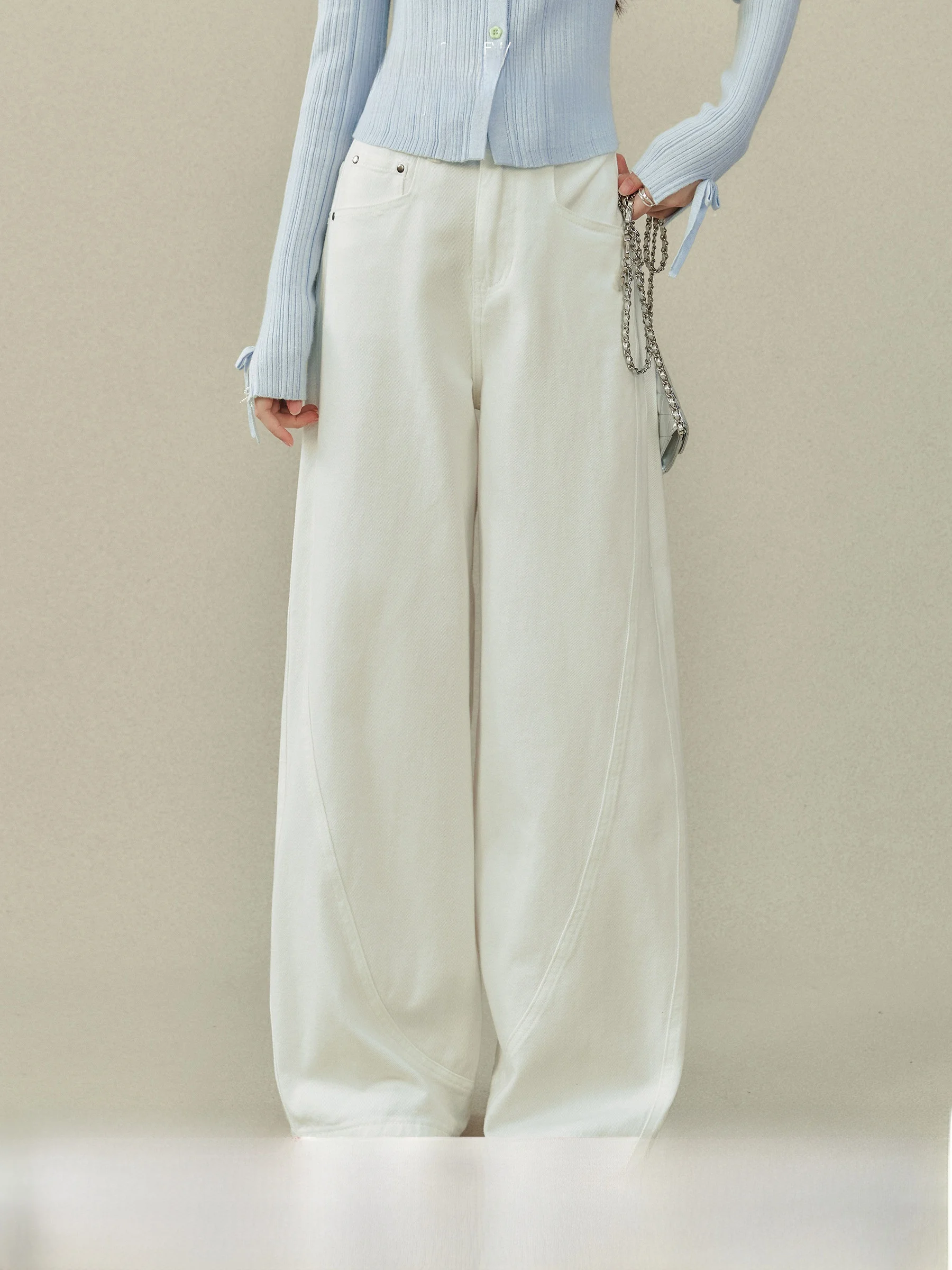 High Waist Wide Leg Jeans Loose Drapey Knife Denim for plus Size Women Elegant Style Korean Commute Fashion
High Waist Wide Leg Jeans Loose Drapey Knife Denim for plus Size Women Elegant Style Korean Commute Fashion