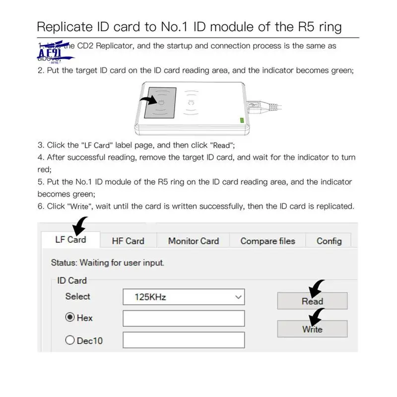 AF91-RFID-репликатор JAKCOM CDS-репликатор CDS RFID-репликатор для R5 Smart Ring Copy IC и ID-карты
AF91-RFID-репликатор JAKCOM CDS-репликатор CDS RFID-репликатор для R5 Smart Ring Copy IC и ID-карты