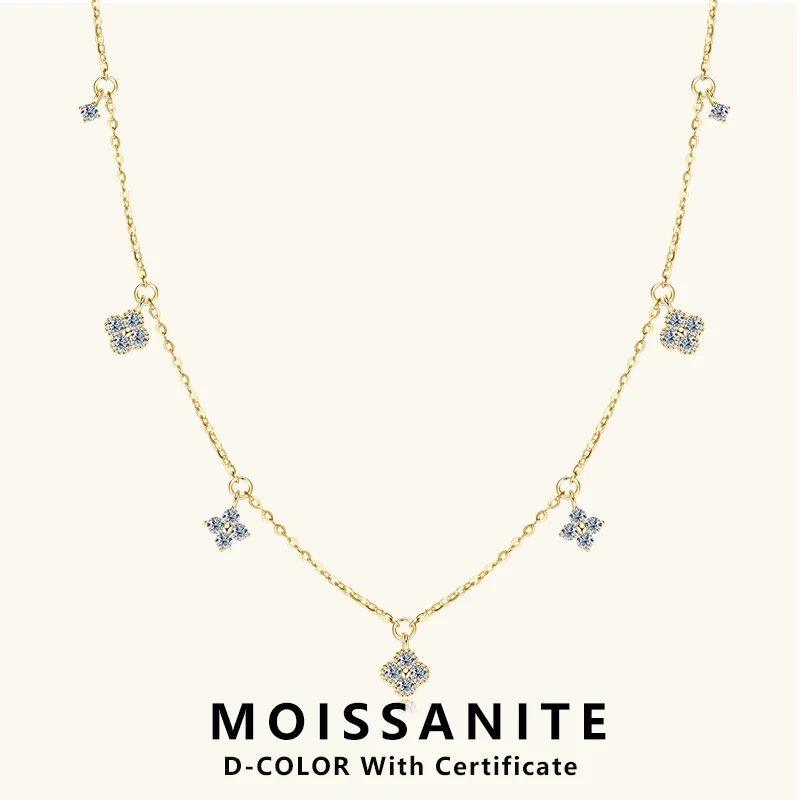  Lnngy стерлингового серебра 925 пробы четырехлистный цветок колье ожерелье D цвет муассанит ожерелья для женщин 2 мм муассаниты ювелирные изделия подарок
Lnngy стерлингового серебра 925 пробы четырехлистный цветок колье ожерелье D цвет муассанит ожерелья для женщин 2 мм муассаниты ювелирные изделия подарок