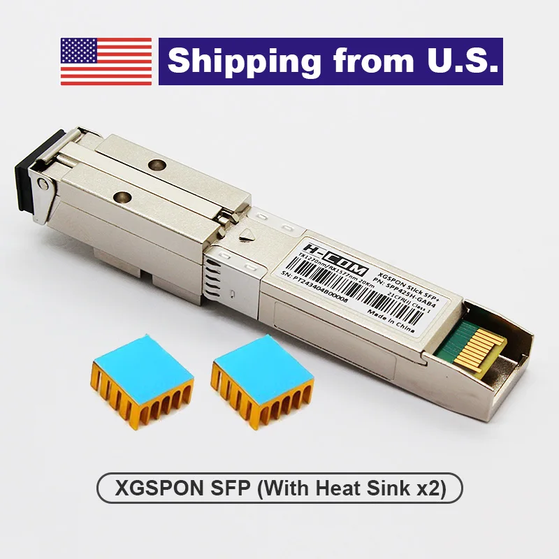 XGSPON SFP+ ONU Stick 8311 Web IP MAC SN Manage 9.953G-TX/9.953G-RX Simplex SC/APC 1270nm/1577nm 20KM DOM SMF XGSPON ONT
XGSPON SFP+ ONU Stick 8311 Web IP MAC SN Manage 9.953G-TX/9.953G-RX Simplex SC/APC 1270nm/1577nm 20KM DOM SMF XGSPON ONT