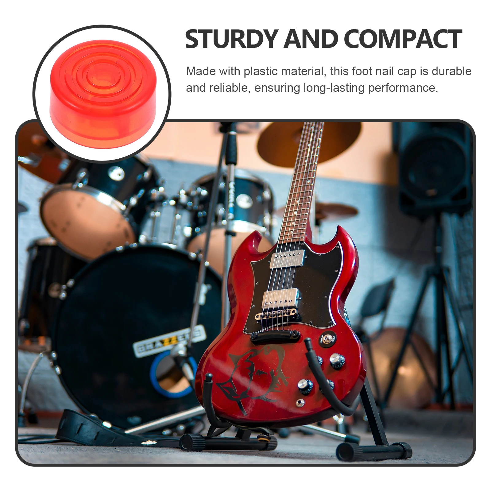 10 Pcs Stepping on The Nail Cap Guitar Pedal Button Caps Footswitch Top Cover Effects Toppers
10 Pcs Stepping on The Nail Cap Guitar Pedal Button Caps Footswitch Top Cover Effects Toppers