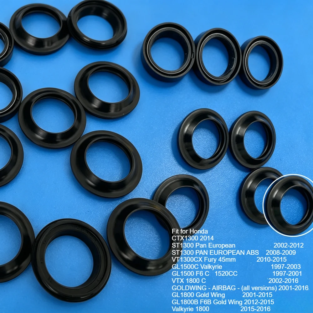 4/8/16pc 45*57 For Honda ST1300 VT1300 GL1500 VTX1800 GL1800 Gold Wing Valkyrie ST VT GL VTX 45x57x11 Front Fork Oil Seal Cover
4/8/16pc 45*57 For Honda ST1300 VT1300 GL1500 VTX1800 GL1800 Gold Wing Valkyrie ST VT GL VTX 45x57x11 Front Fork Oil Seal Cover
