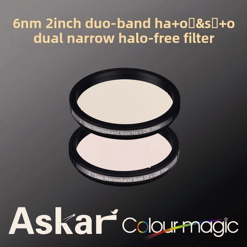 Askar Color Magic 6nm Deep-Sky Duo Узкополосный фильтр 2-дюймовый D2 (OIII+SII) D1(OIII+Ha) Астрономический фильтр для наблюдения за звездами
Askar Color Magic 6nm Deep-Sky Duo Узкополосный фильтр 2-дюймовый D2 (OIII+SII) D1(OIII+Ha) Астрономический фильтр для наблюдения за звездами
