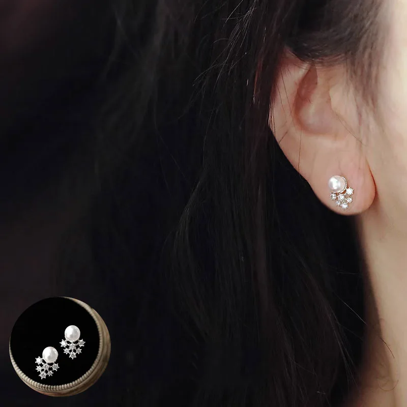 100% 925 Sterling Silver Pearl Geometric Earring for Women Girl Zircon Fashion Star Design Jewelry Birthday Gift Dropshipping
100% 925 Sterling Silver Pearl Geometric Earring for Women Girl Zircon Fashion Star Design Jewelry Birthday Gift Dropshipping