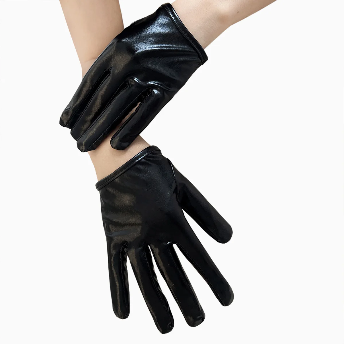 Fashion Short Patent Leather Women Gloves Csoplay Stage Performance Pole Dance Night Club Party Clubwear Gothic Punk Personality
Fashion Short Patent Leather Women Gloves Csoplay Stage Performance Pole Dance Night Club Party Clubwear Gothic Punk Personality