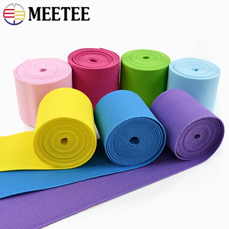10Meters Meetee 20-50mm Nylon Elastic Band for Pant Clothes Waistband Stretch Tape Belt Elasticity Ribbon DIY Sewing Accessories
10Meters Meetee 20-50mm Nylon Elastic Band for Pant Clothes Waistband Stretch Tape Belt Elasticity Ribbon DIY Sewing Accessories