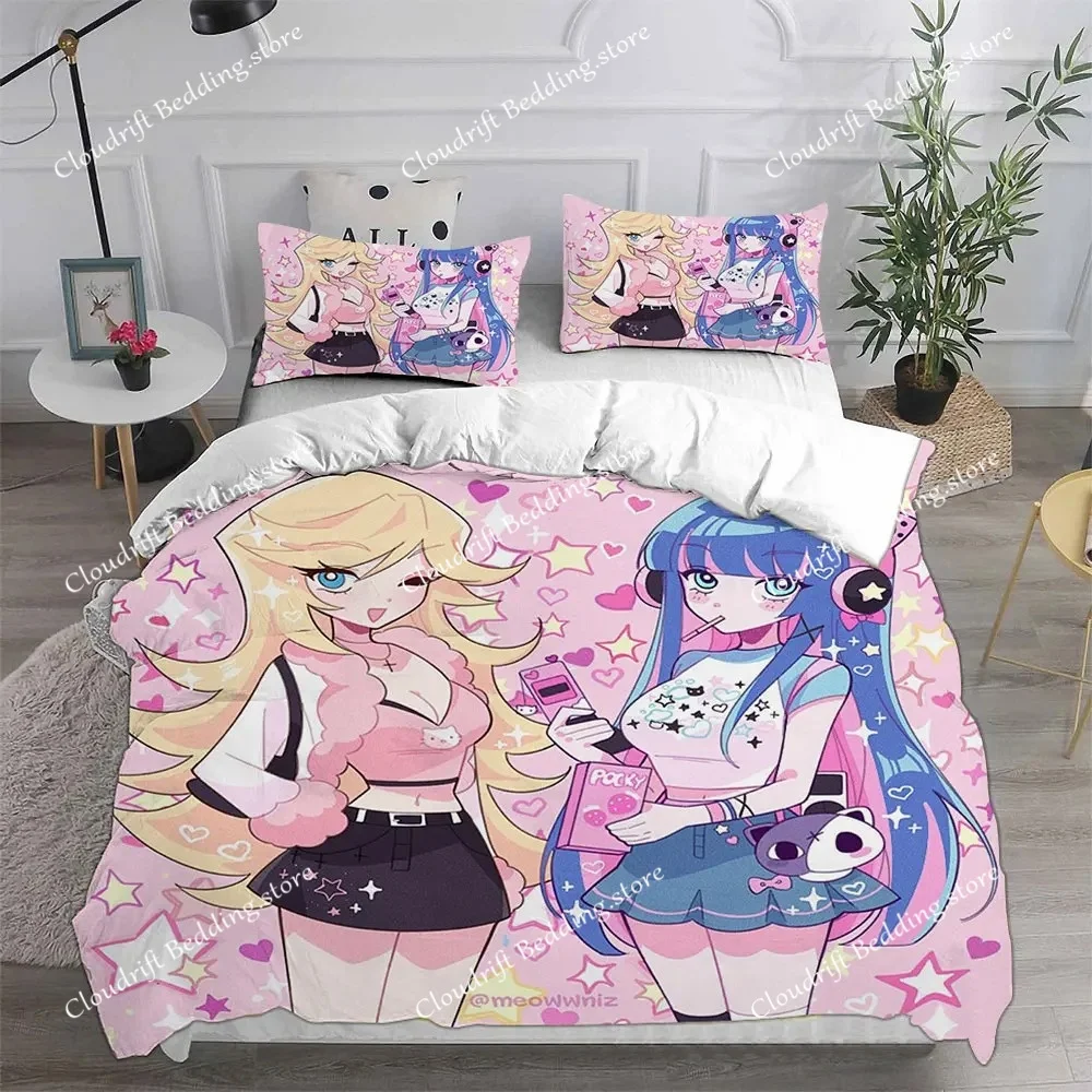 Cartoon Panty & Stocking with Garterbelt Bedding Set Single Twin Full Queen King Size Bed Set Adult Kid Bedroom Duvet cover Sets
Cartoon Panty & Stocking with Garterbelt Bedding Set Single Twin Full Queen King Size Bed Set Adult Kid Bedroom Duvet cover Sets