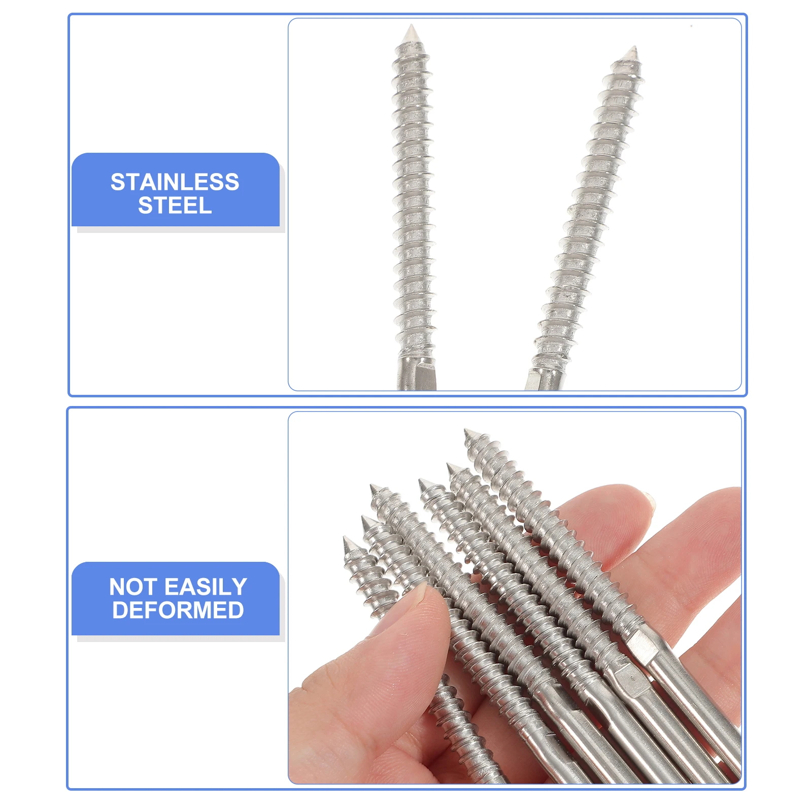 Cable Railing Kit 3 Pairs Left Right Threaded Rod Screws Hardwares Stainless Steel 1 8 Inch Suitable Indoor Outdoor
Cable Railing Kit 3 Pairs Left Right Threaded Rod Screws Hardwares Stainless Steel 1 8 Inch Suitable Indoor Outdoor