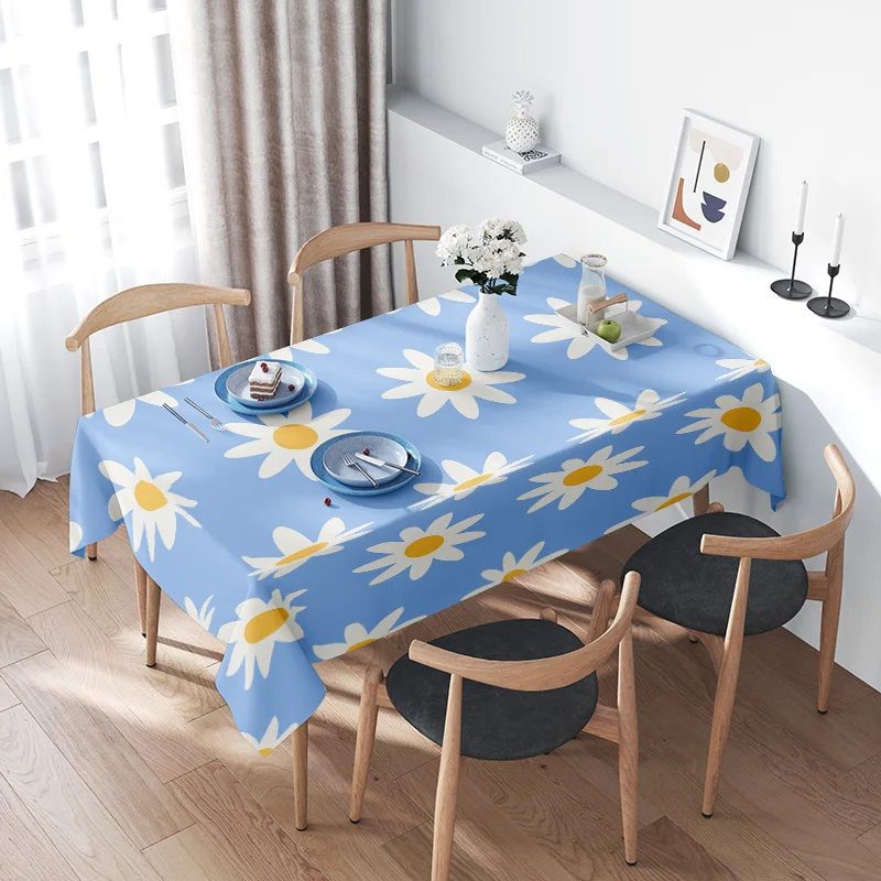 Blue Floral Tablecloth White Flower Home Decor Fabric for Dining Room Furniture Protection 160x230cm kitchen cloth Kitchen Home
Blue Floral Tablecloth White Flower Home Decor Fabric for Dining Room Furniture Protection 160x230cm kitchen cloth Kitchen Home