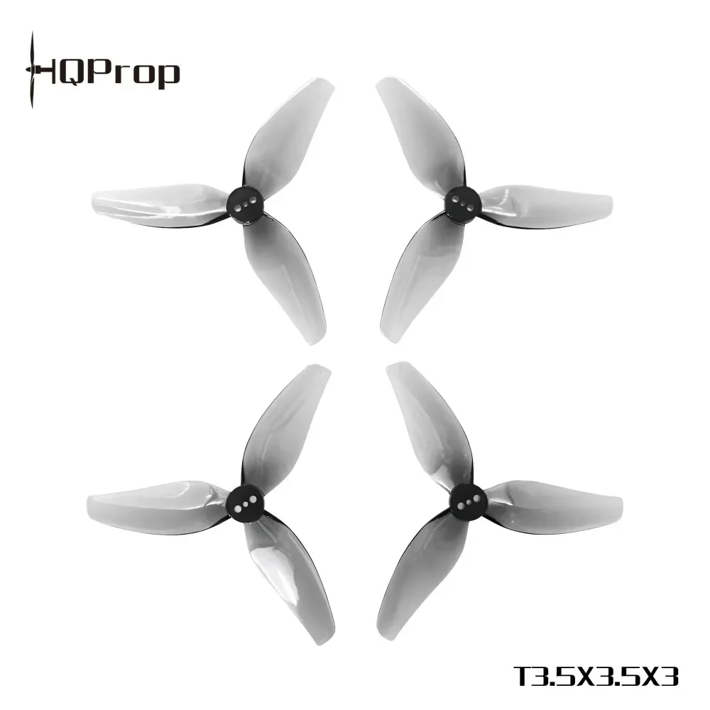 HQProp T3.5x3.5x3 Grey PC Propeller 12CW+12CCW 1.5mm Shaft for FPV Racing Drone - Durable Poly Carbonate RC
HQProp T3.5x3.5x3 Grey PC Propeller 12CW+12CCW 1.5mm Shaft for FPV Racing Drone - Durable Poly Carbonate RC