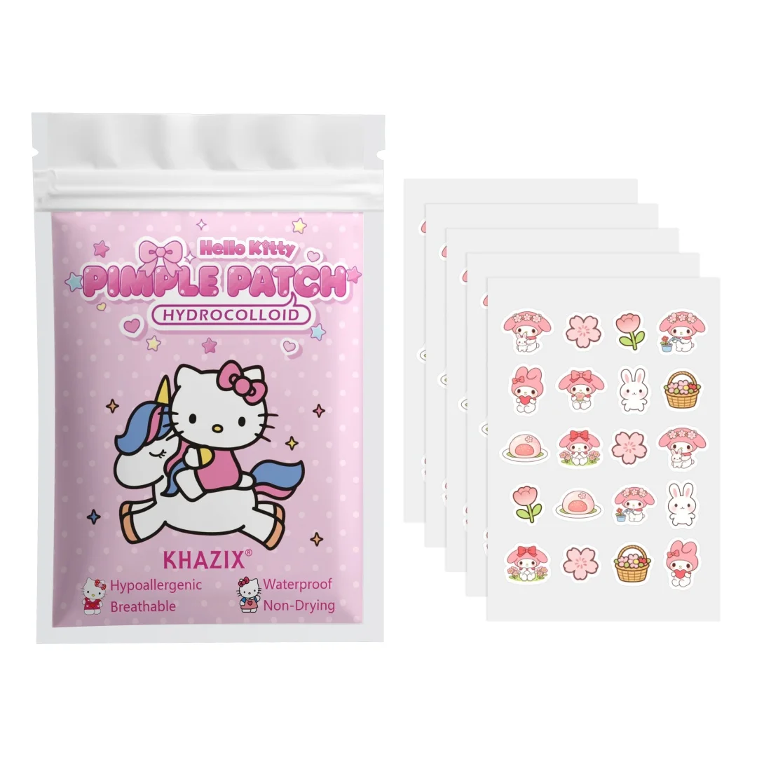 100PCS hello kitty Acne patches, facial acne patches, hydrogel acne removal patches, concealer
100PCS hello kitty Acne patches, facial acne patches, hydrogel acne removal patches, concealer