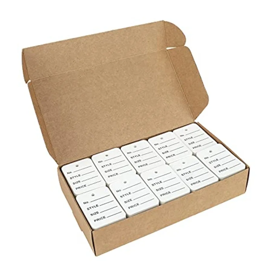 1000 PCS Price Tags, White Paper Tags for Clothes Size, Labels, Coupon, Store, Without String, Clothing Labels with Exquisite B
1000 PCS Price Tags, White Paper Tags for Clothes Size, Labels, Coupon, Store, Without String, Clothing Labels with Exquisite B