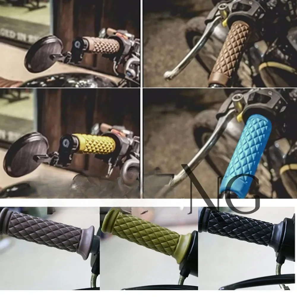 Universal 7/8" & 1" Retro Rubber Handlebar Hand Grip For Honda Yamaha Suzuki Kawasaki Cafe Racer Bobber Custom
Universal 7/8" & 1" Retro Rubber Handlebar Hand Grip For Honda Yamaha Suzuki Kawasaki Cafe Racer Bobber Custom