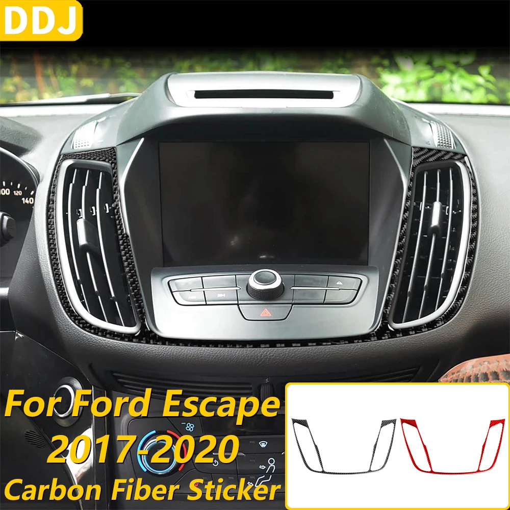 For Ford Escape 2017-2020 Carbon Fiber Central Control Air Conditioning Vent Panel Cover Trim Car Accessories Decoration Sticker
For Ford Escape 2017-2020 Carbon Fiber Central Control Air Conditioning Vent Panel Cover Trim Car Accessories Decoration Sticker