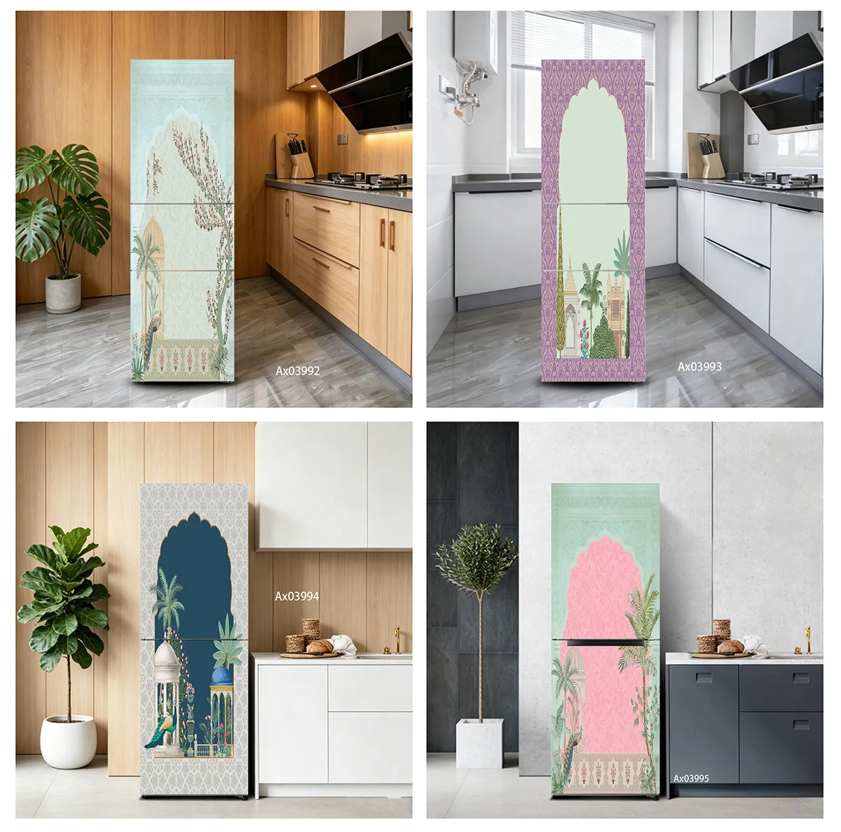 Boho Moroccan Arch Palace Floral Peacock Self Adhesive Fridge Stickers Full Door Cover Decals Wallpaper Home Cabinets Decoration
Boho Moroccan Arch Palace Floral Peacock Self Adhesive Fridge Stickers Full Door Cover Decals Wallpaper Home Cabinets Decoration