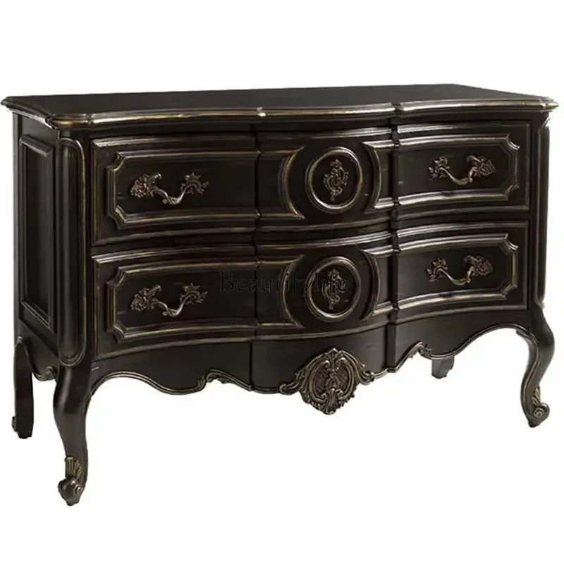 FG11American-Style Black Retro Entrance Cabinet Pure Classical Aisle Decoration Locker
FG11American-Style Black Retro Entrance Cabinet Pure Classical Aisle Decoration Locker