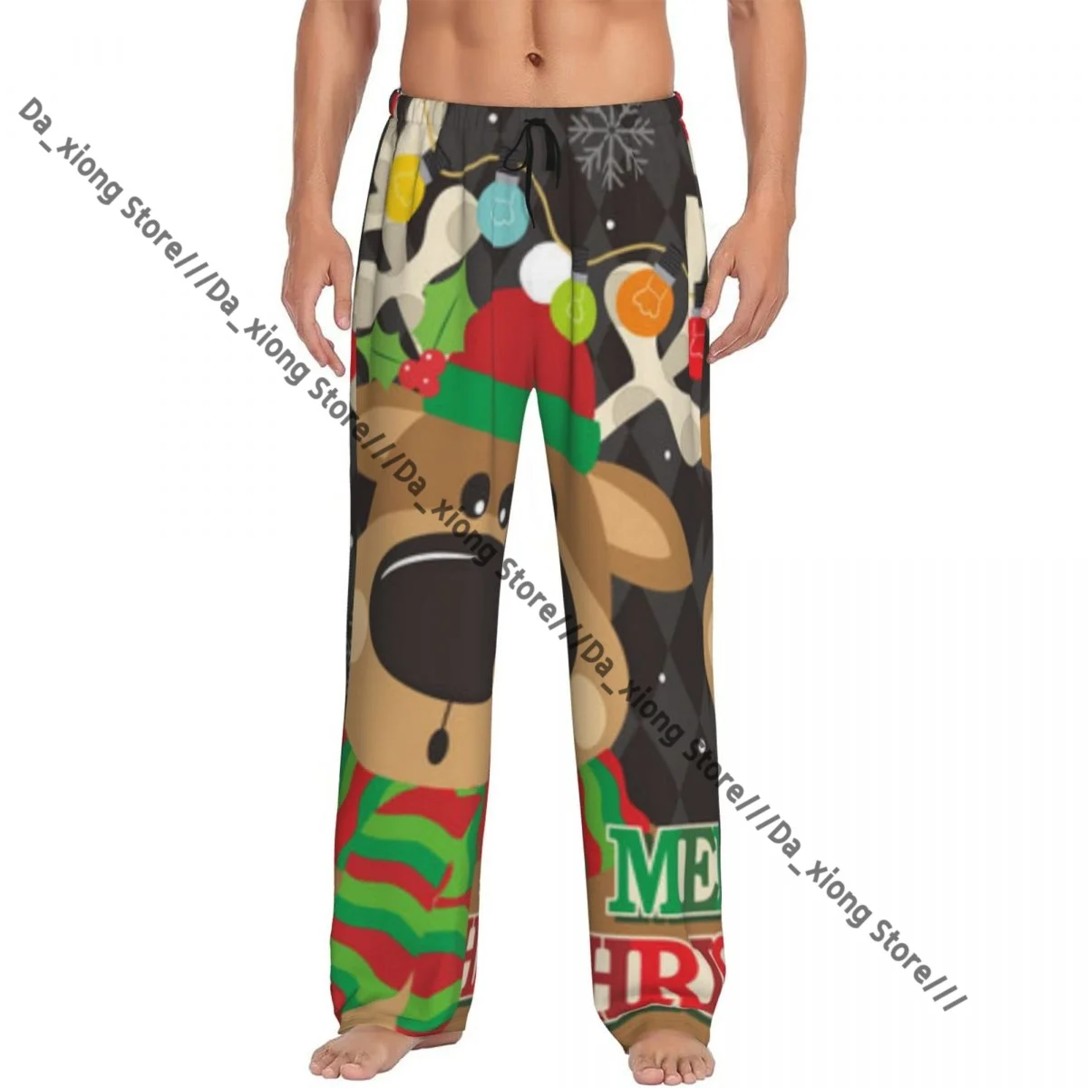Men's Casual Pajama Sleeping Pants Christmas Cute Reindeer And Lights Lounge Loose Trousers Comfortable Nightwear
Men's Casual Pajama Sleeping Pants Christmas Cute Reindeer And Lights Lounge Loose Trousers Comfortable Nightwear