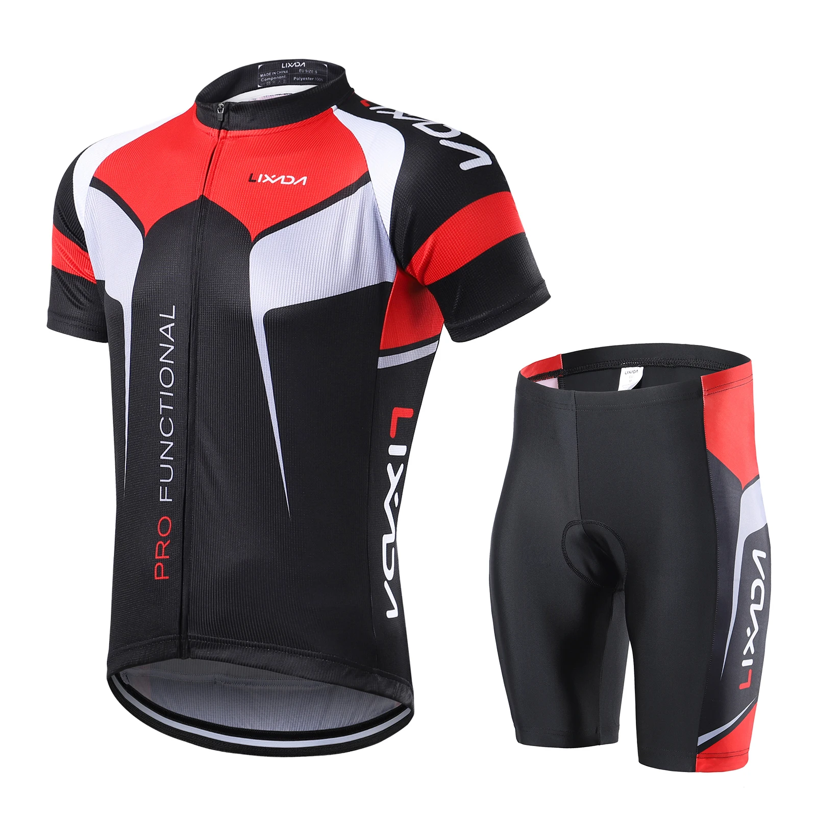 Short Sleeve shirt Men Breathable Quick Dry Comfortable Short Sleeve Jersey + Padded Shorts Cycle Clothing Set Riding Sportswear
Short Sleeve shirt Men Breathable Quick Dry Comfortable Short Sleeve Jersey + Padded Shorts Cycle Clothing Set Riding Sportswear