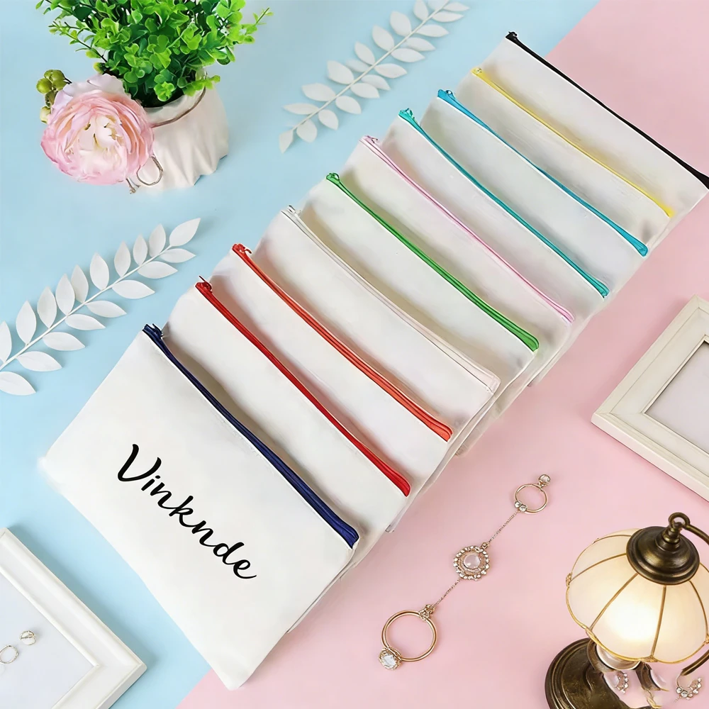 50Pcs Custom Logo Cloth Bag with Colourful Zipper for Stuedent Organise Glasses Pen Exam Supplies Cosmetic Storage Canvas Bag
50Pcs Custom Logo Cloth Bag with Colourful Zipper for Stuedent Organise Glasses Pen Exam Supplies Cosmetic Storage Canvas Bag