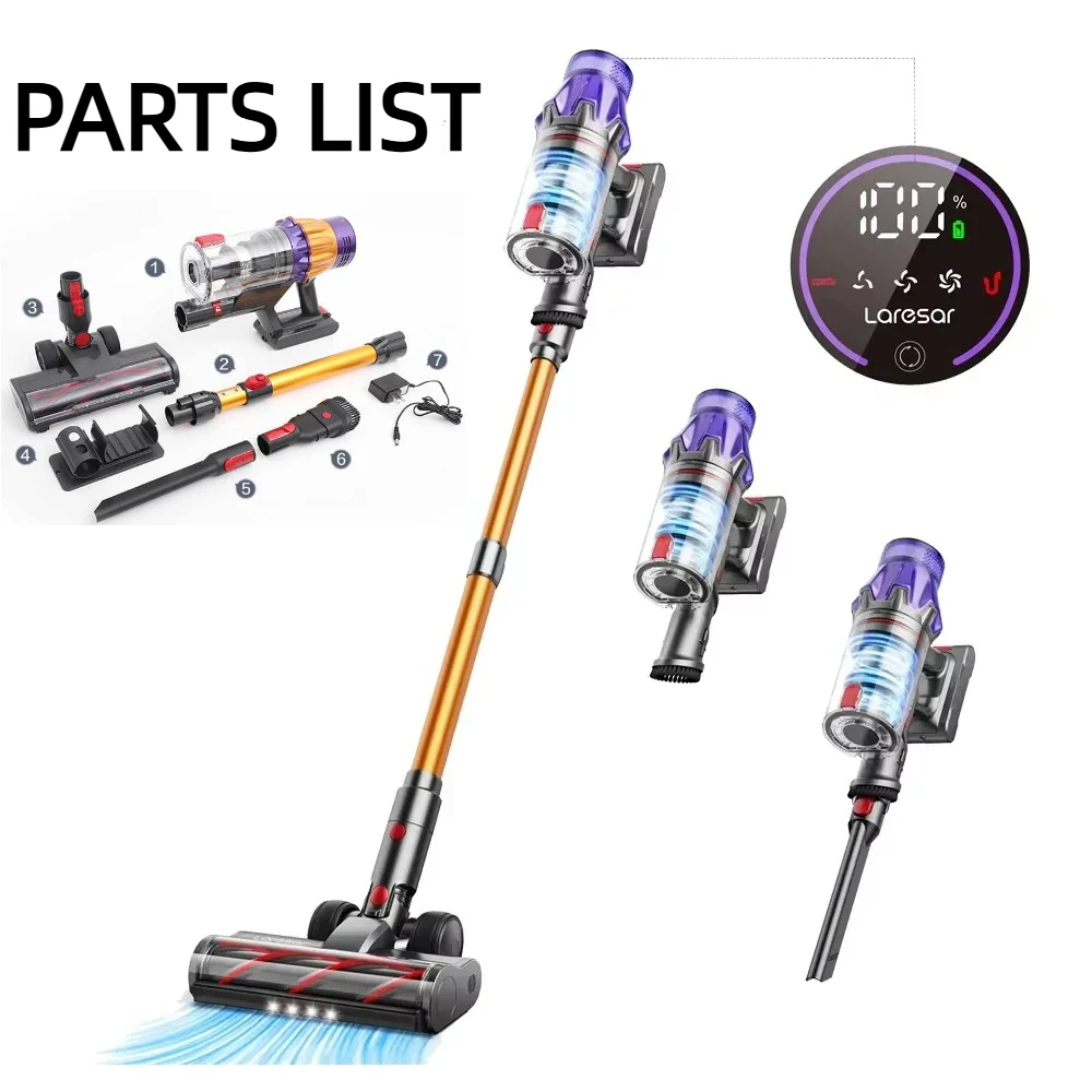 Cordless Vacuum 500W 50000PA Suction Power Cleaner Handheld smart Home appliance Removable Battery Dust Cup
Cordless Vacuum 500W 50000PA Suction Power Cleaner Handheld smart Home appliance Removable Battery Dust Cup
