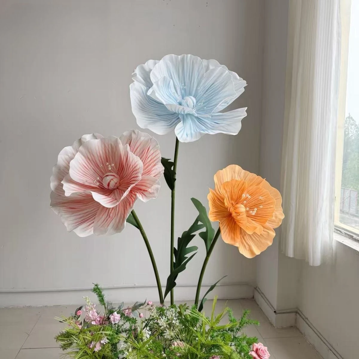 170CM Form Poppy Large Artificial Flowers Handmade Flower Window Display Garden Home Decoration Wedding Birthday Party Supplies
170CM Form Poppy Large Artificial Flowers Handmade Flower Window Display Garden Home Decoration Wedding Birthday Party Supplies