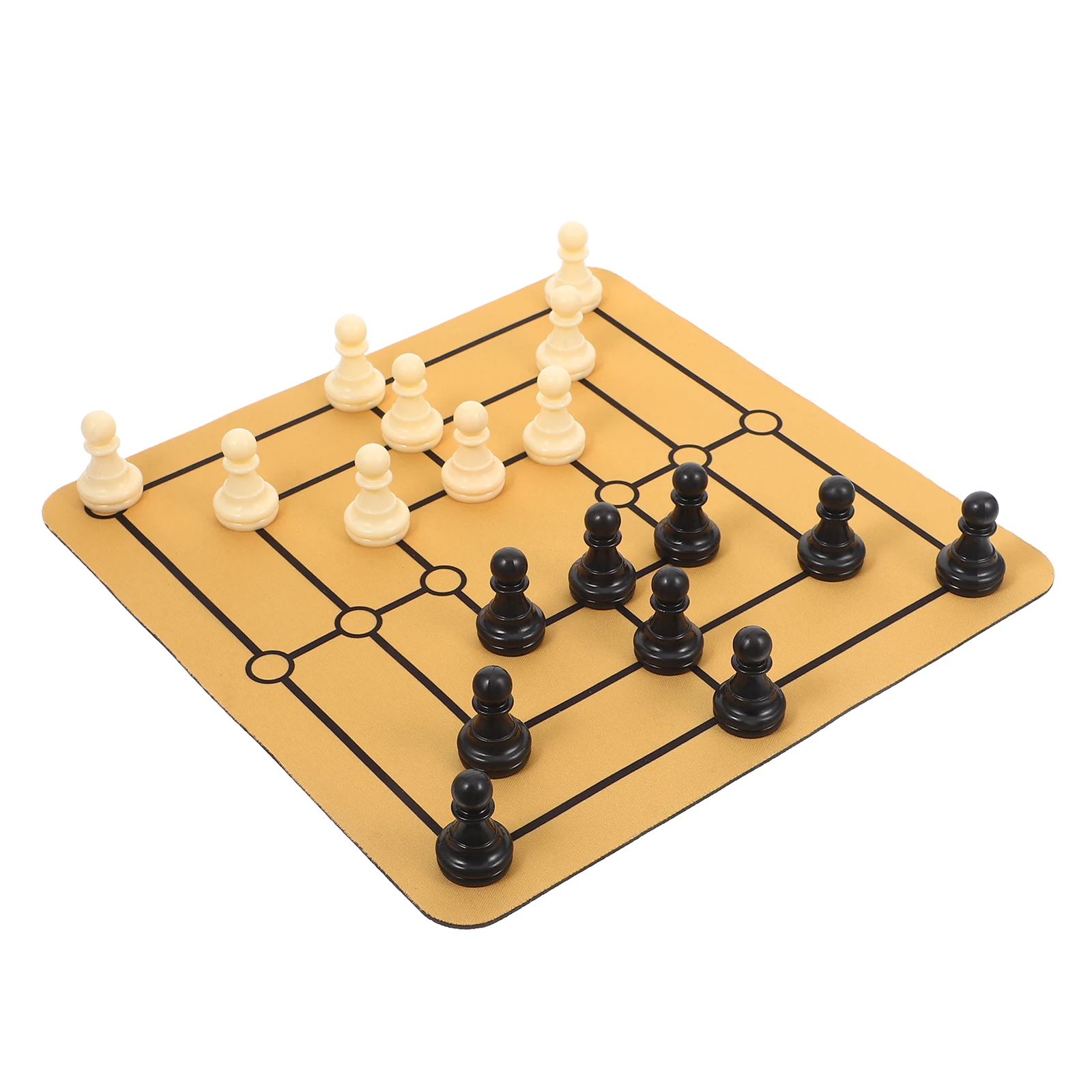 1 set Nine Mens Morris Chessboard Game Set Portable Traditional Family Entertainment Board Fun Tabletop Desktop Gathering
1 set Nine Mens Morris Chessboard Game Set Portable Traditional Family Entertainment Board Fun Tabletop Desktop Gathering